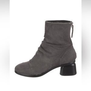 Halmanera Grey Ankle Boots, Size 10